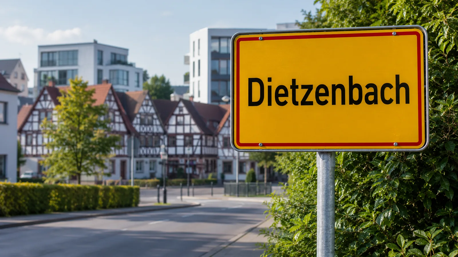 Ortseingangsschild Dietzenbach