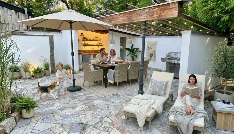 Digitales Homestaging Terrasse