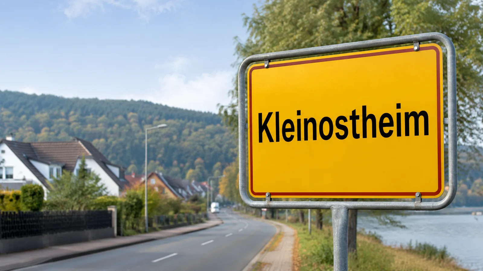Ortseingangsschild Kleinostheim