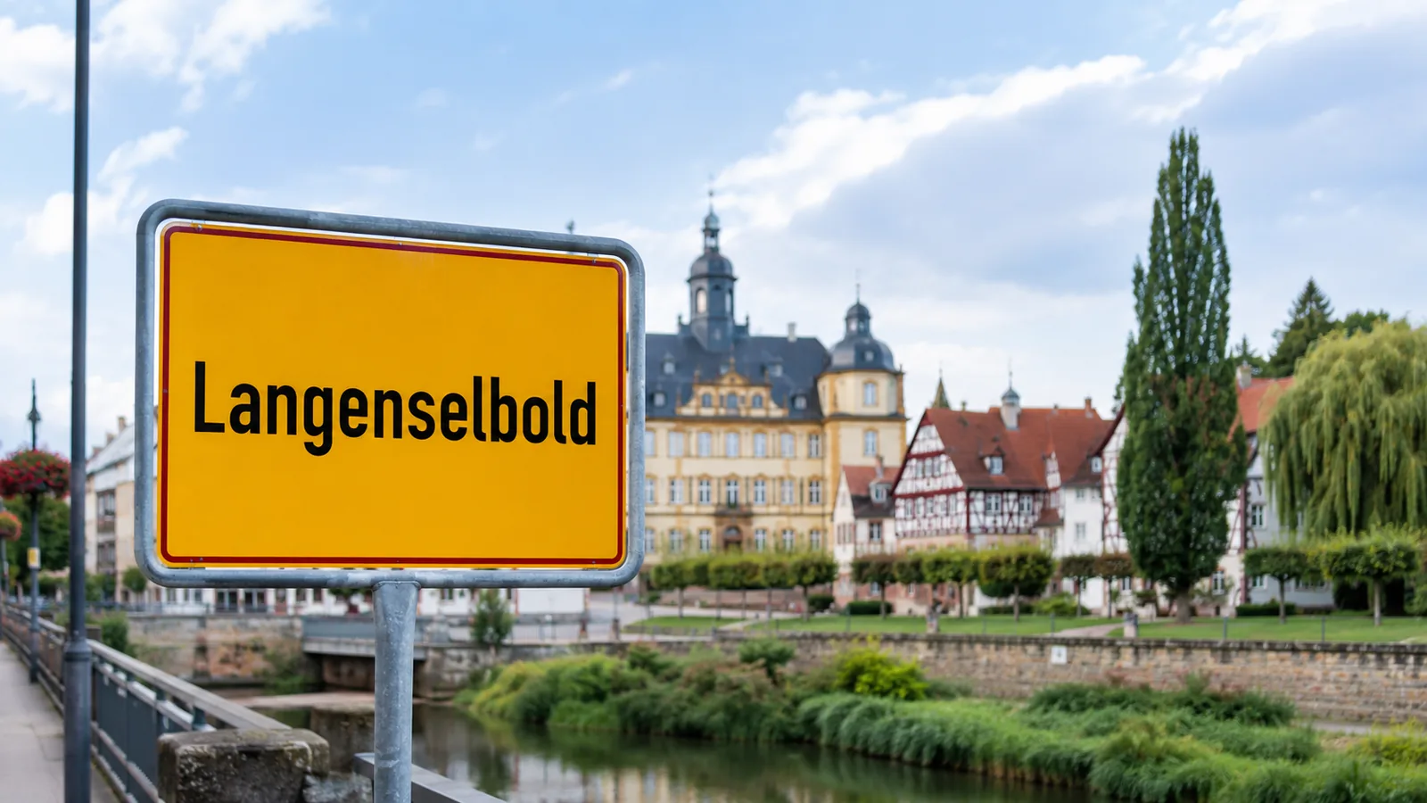 Ortseingangsschild Langenselbold