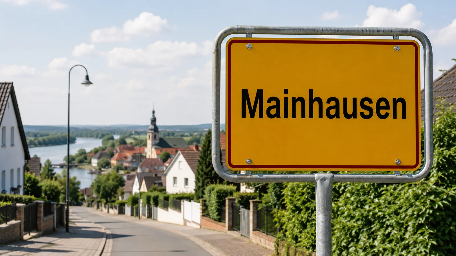 Ortseingangsschild Mainhausen