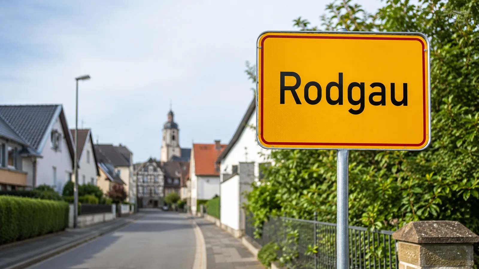 Ortseingangsschild Rodgau