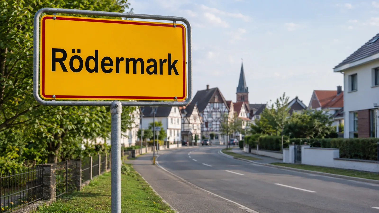 Ortseingangsschild Rödermark
