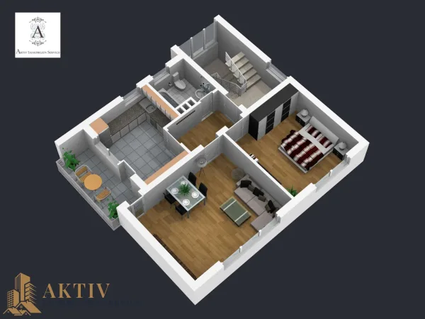 3D-Plan 1.Obergeschoss