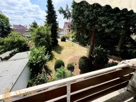 Ausblick vom Balkon