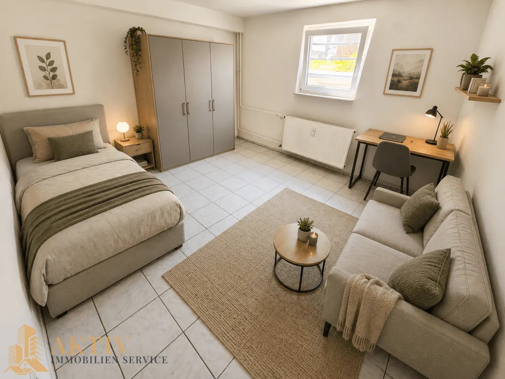 Zimmer Ansicht 1 (mit Ki eingerichtet)