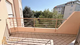 Aussicht vom Balkon
