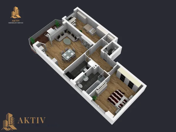 3D-Grundriss Ansicht 2