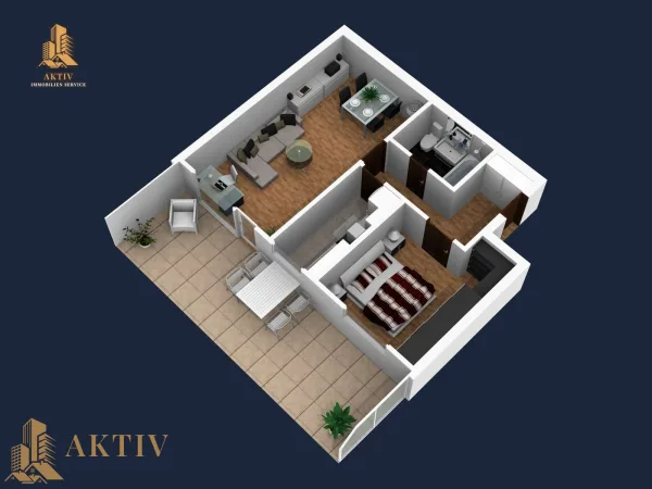 3D-Plan Ansicht 1